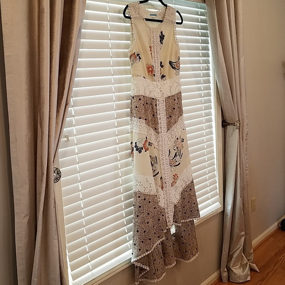 Anthropologie Leifnotes Maxi High/Low Dress
